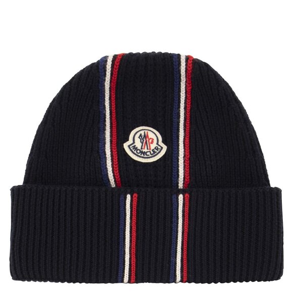 Moncler Tricolour Wool Hat - Picture 1 of 3